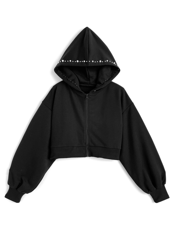 パールバーカー×インパン裏地付きミニスカートスウェットセットアップ