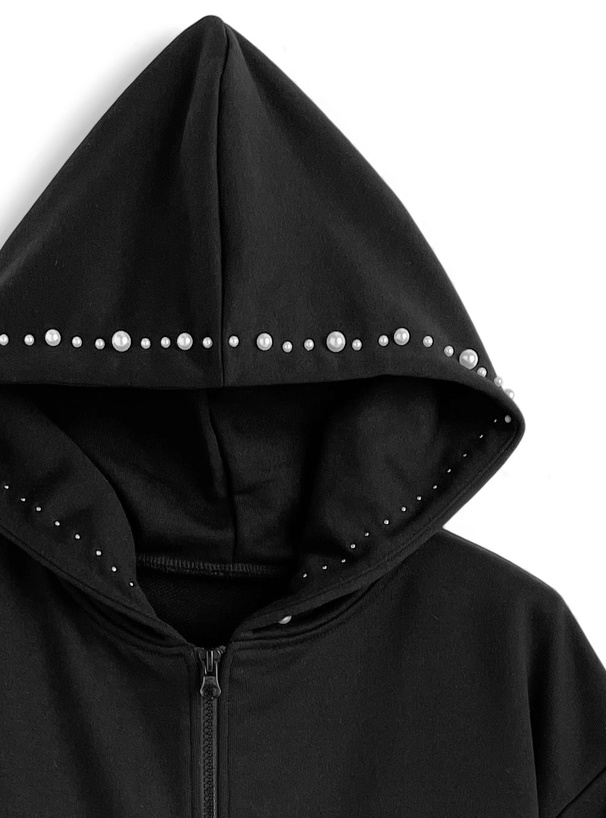 パールバーカー×インパン裏地付きミニスカートスウェットセットアップ