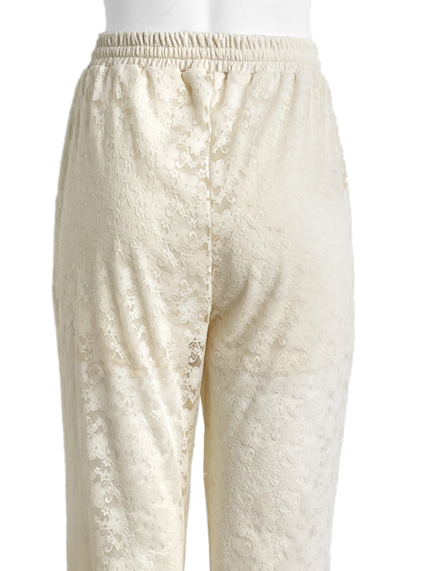 レースフリルフレアパンツ