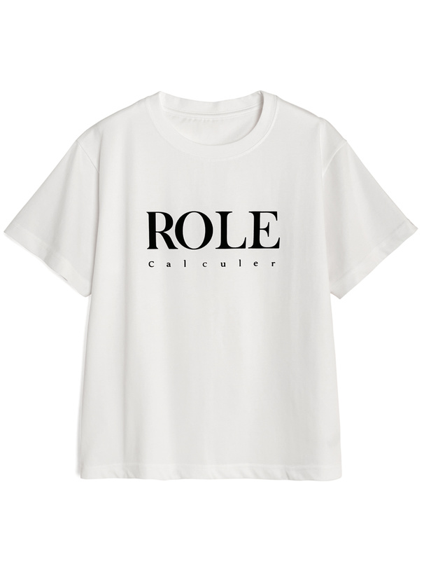ロゴフロッキープリントTシャツ[sm35] | レディースファッション通販の