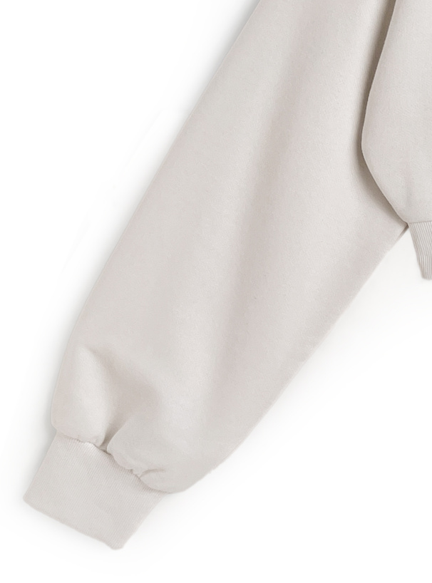 ラインストーンロゴスウェットトップス