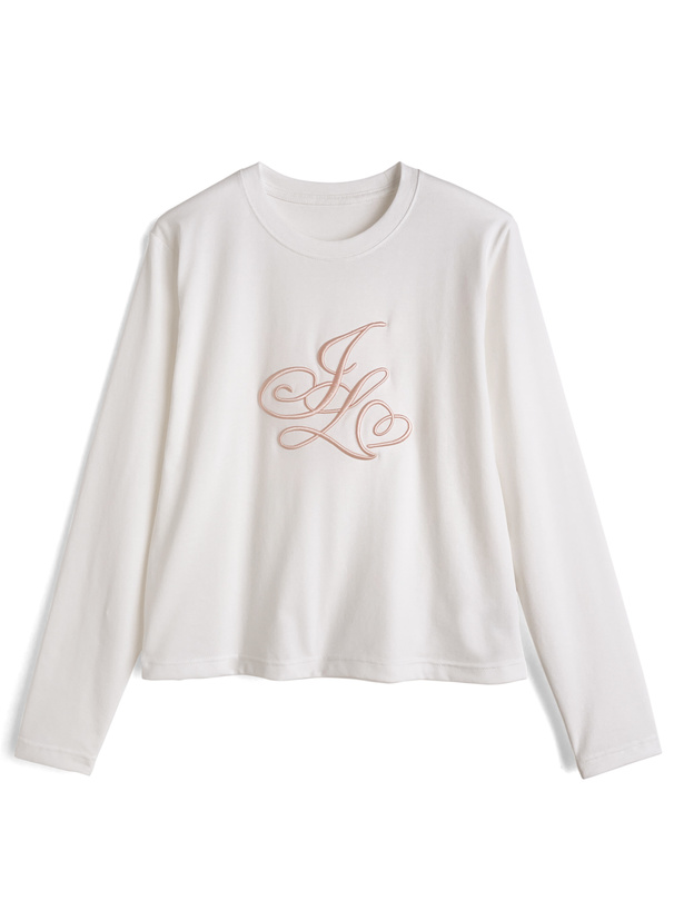 刺繍ロゴTシャツ