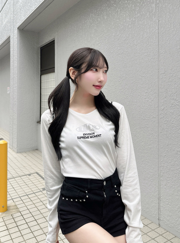 ラインストーンロゴロンT[sm357] | レディースファッション通販