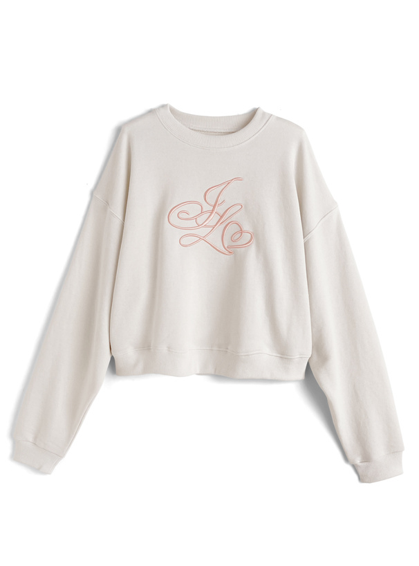 刺繍ロゴスウェットトップス
