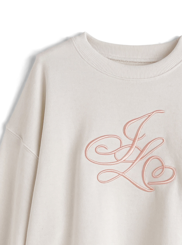 刺繍ロゴスウェットトップス