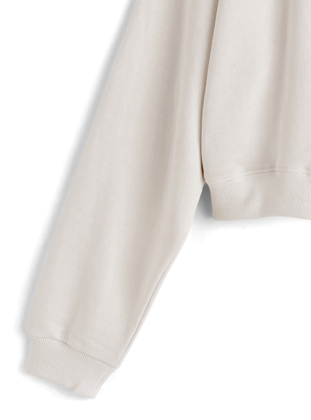 刺繍ロゴスウェットトップス