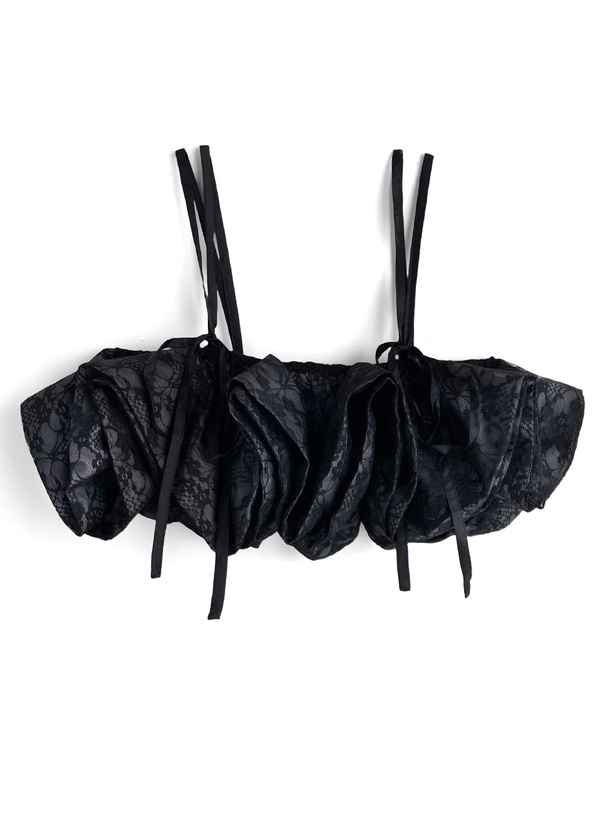 レースフリルビスチェ