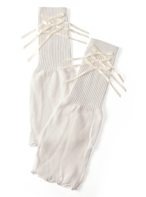 リボンレッグウォーマー[sm364]