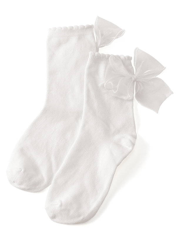 バックリボンソックス[sm367]