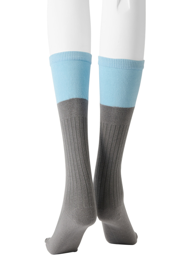 配色ドッキングソックス