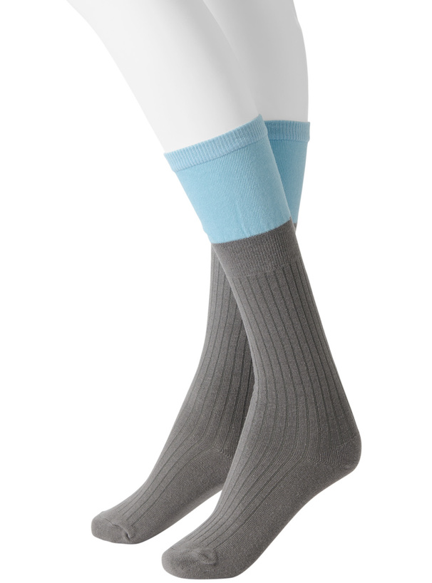 配色ドッキングソックス