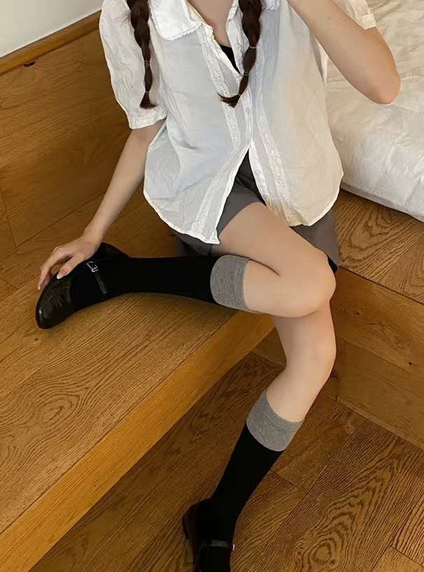 配色ドッキングソックス