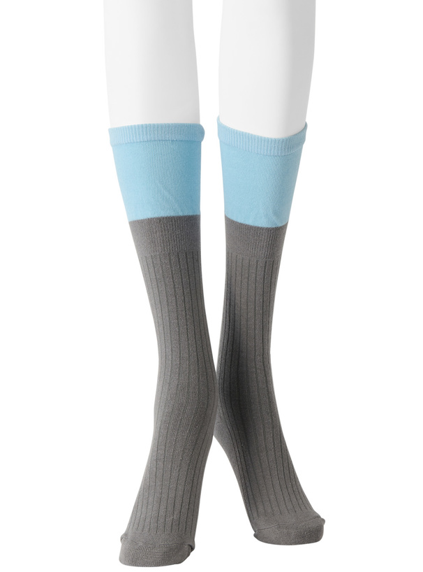 配色ドッキングソックス