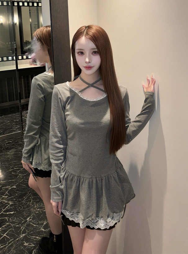 MAISON SPECIAL サイドレースアップホルターネックトップス Side Lace Up Halter Neck Tops