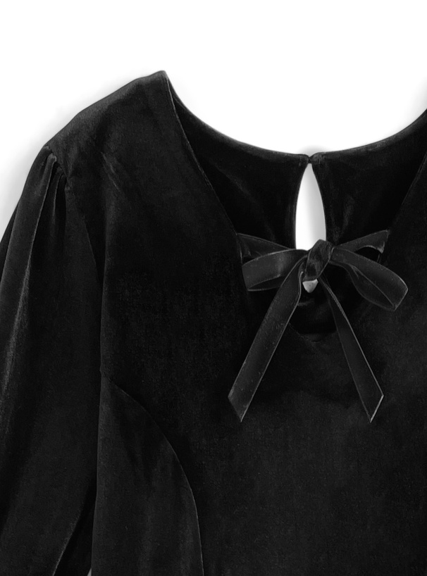 バルーンベロアミニワンピース[sm381] | レディースファッション通販の