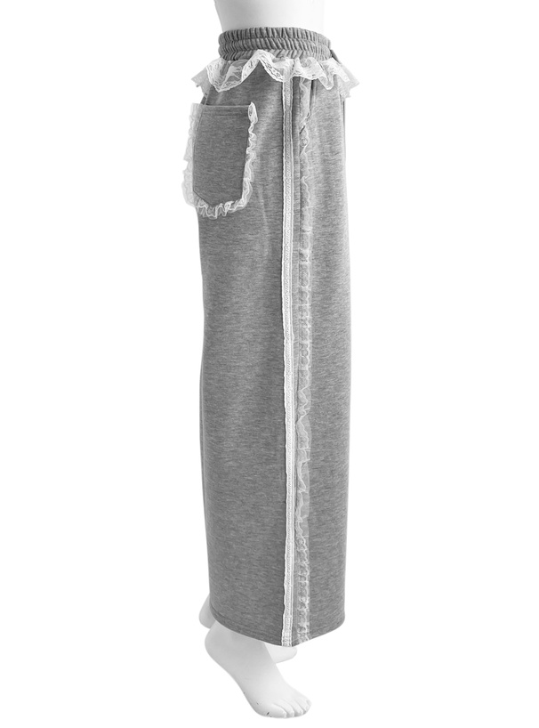 レーススウェットパンツ