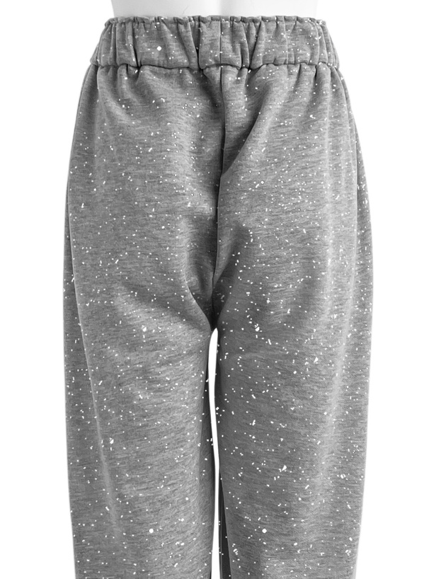 ラメスウェットワイドパンツ