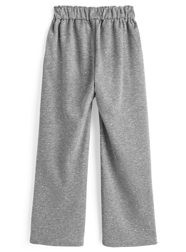 ラメスウェットワイドパンツ