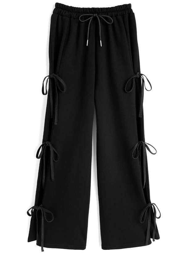 サイドリボンスウェットパンツ[sm388]