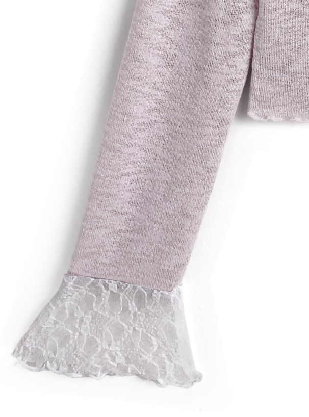 ラッフルレースフリルカーディガン