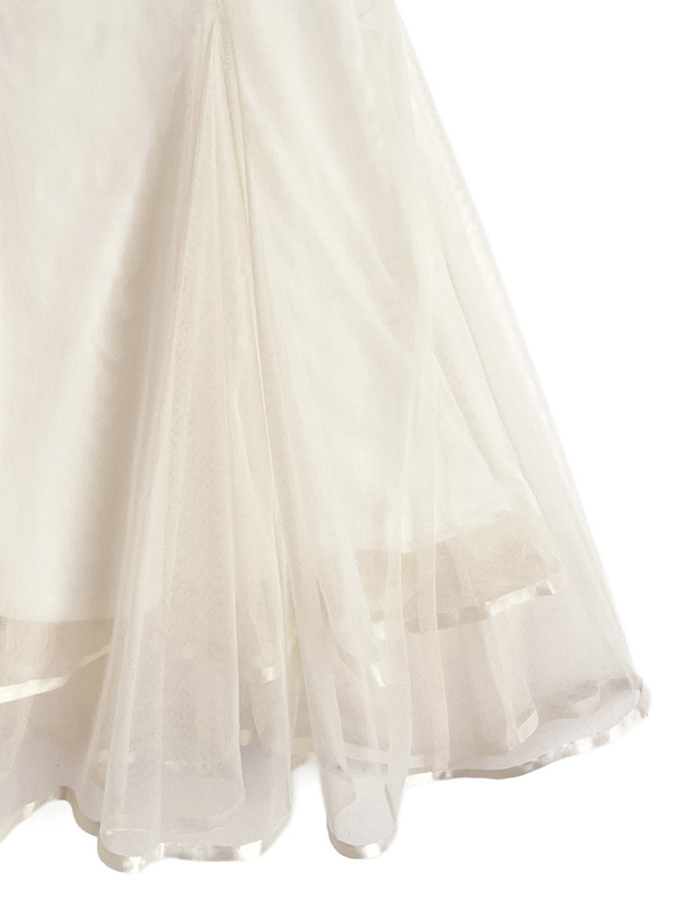 チュールマーメイドスカート