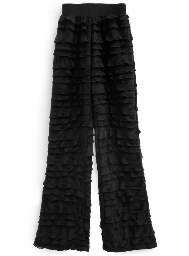 フリルセミフレアパンツ