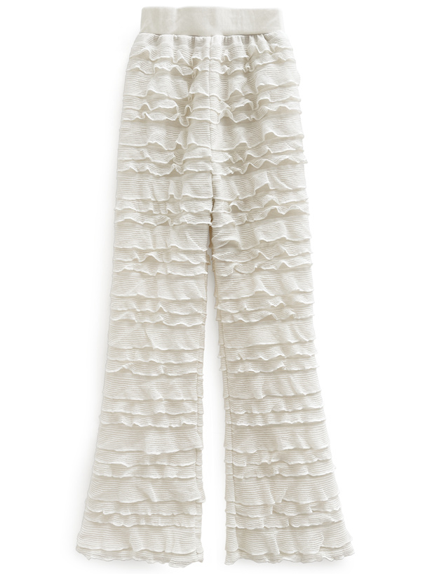 フリルセミフレアパンツ