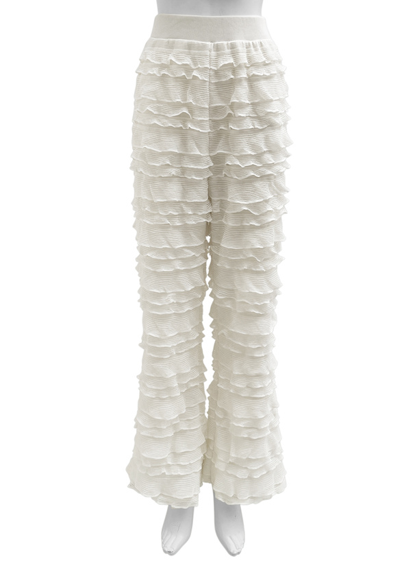 フリルセミフレアパンツ