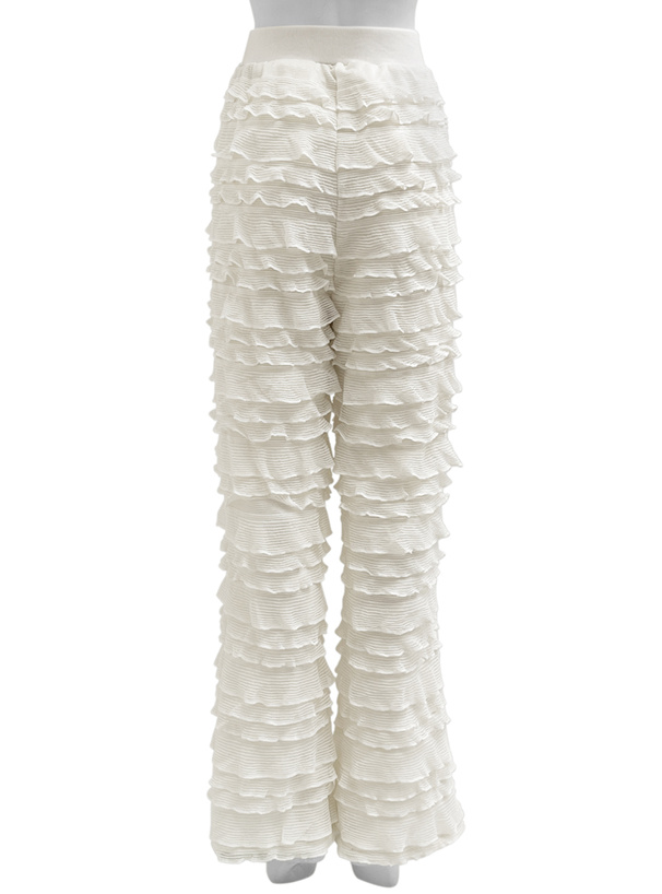 フリルセミフレアパンツ