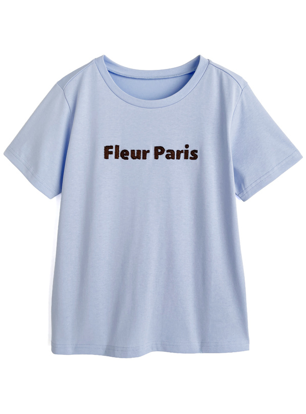 配色ロゴTシャツ
