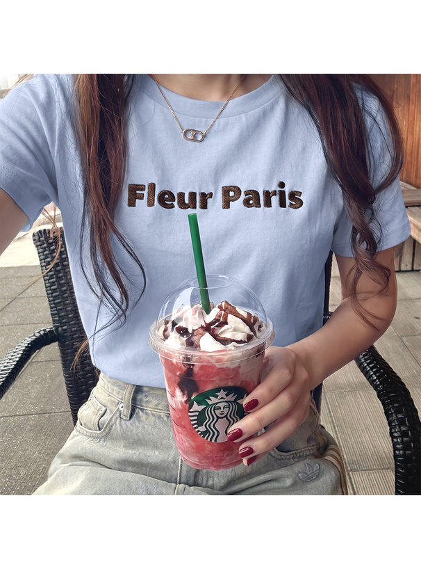 配色ロゴTシャツ