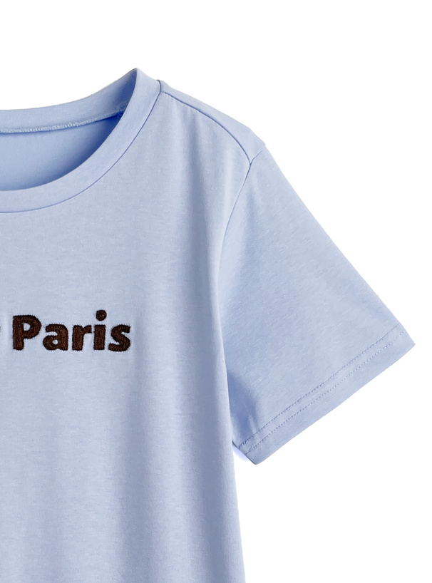 配色ロゴTシャツ
