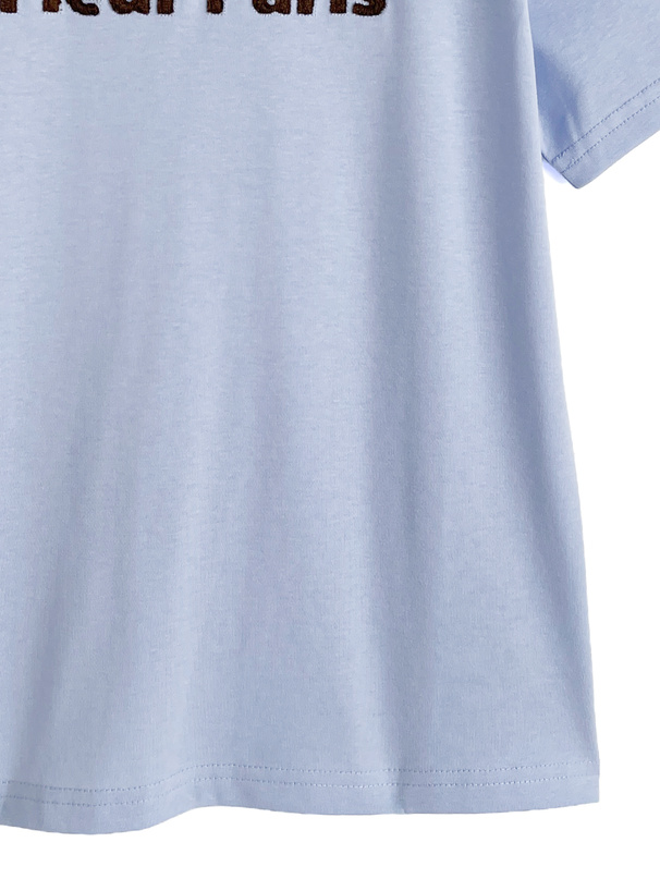 配色ロゴTシャツ