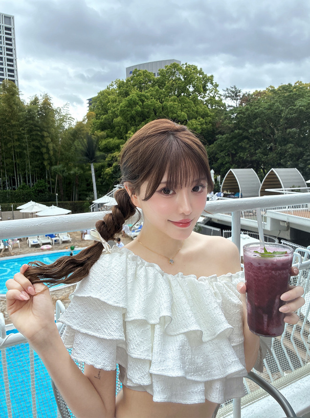 3Wayボリュームフリルビキニ水着