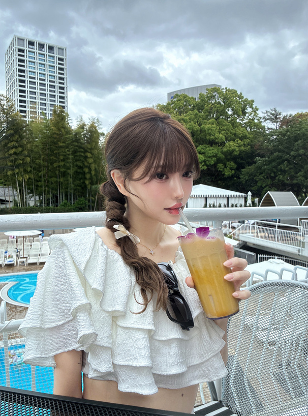 3Wayボリュームフリルビキニ水着