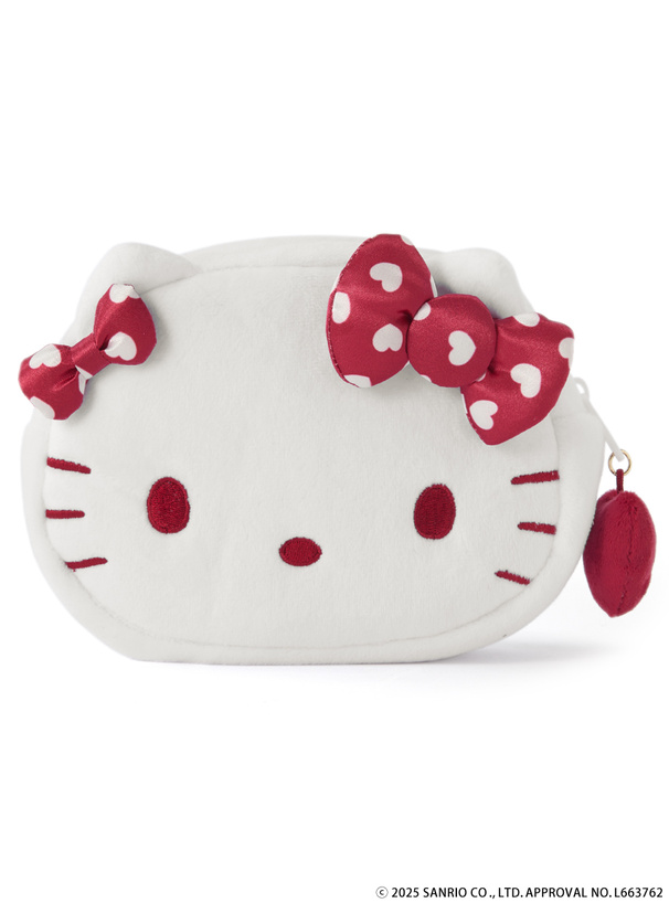 サンリオキャラクターズコラボ ハローキティクリスマスフェイスポーチ