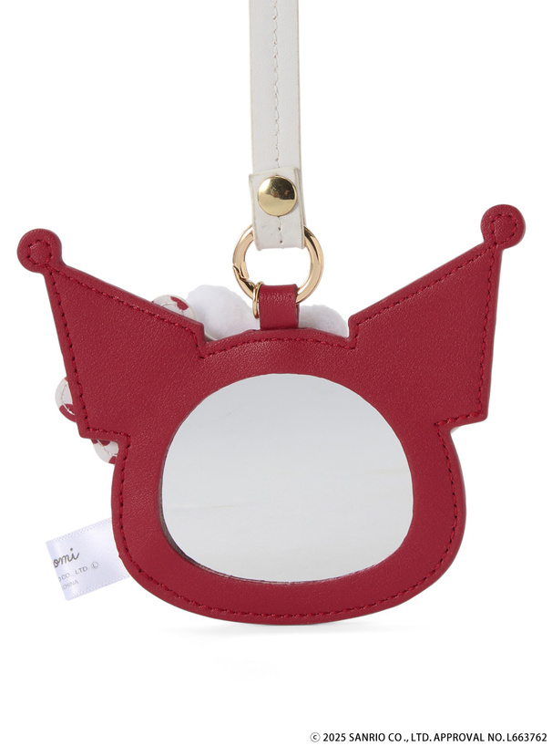 サンリオキャラクターズコラボ　クロミストラップ付きフェイスミラー