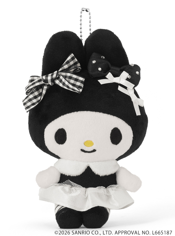 サンリオキャラクターズコラボ ブラック マイメロディ マスコット
