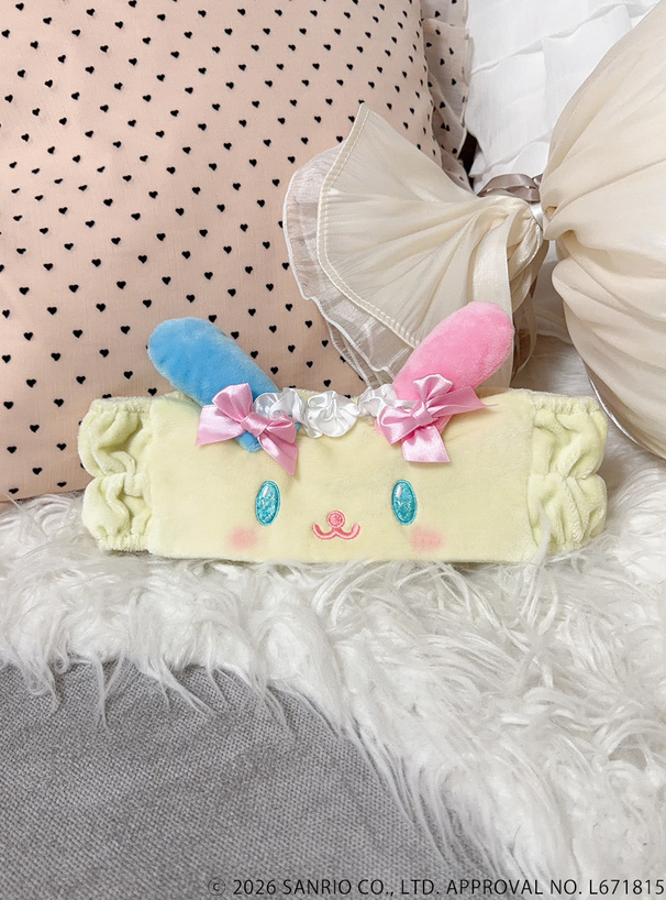 サンリオキャラクターズコラボ　ヘッドドレスウサハナフェイスヘアバンド