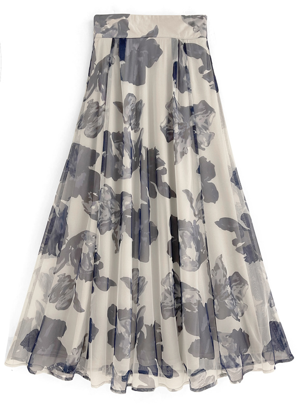 花柄チュールフレアスカート[ta026] レディースファッション通販のグレイル(GRL)【公式】