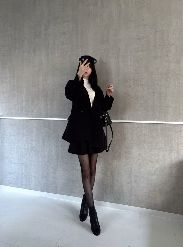 テーラードジャケット×フレアミニスカートセットアップ[ta205