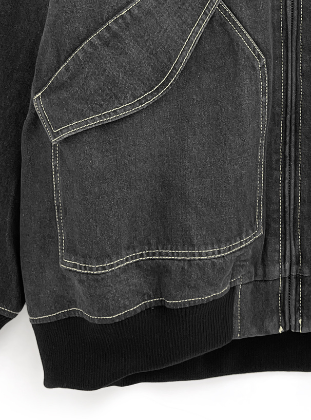 ビッグポケットデニムジャケット