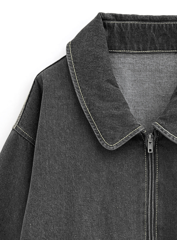 ビッグポケットデニムジャケット