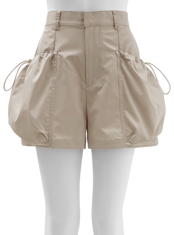 ドロストバルーンポケットショートパンツ