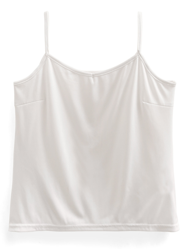 インナー付きドロストリボンシアーシャツ