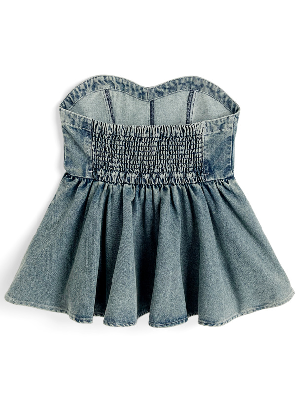 デニムチューブトップス[ta282] | レディースファッション通販の