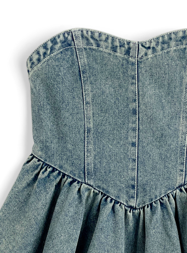 デニムチューブトップス[ta282] | レディースファッション通販の