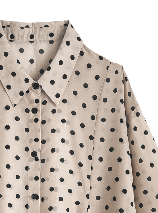 ドット柄フレアチュニック[ta291] | レディースファッション通販