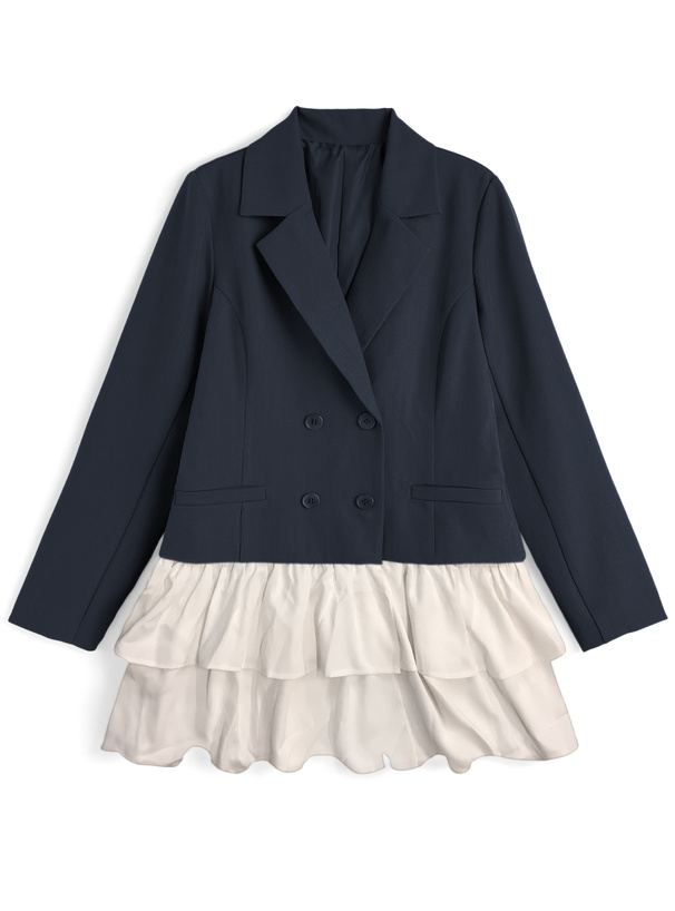 2Wayフリル付きテーラードジャケット[ta314] | レディースファッション