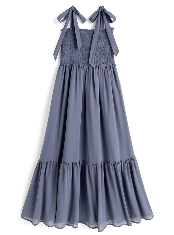 再入荷アイテム シフォンショルダーリボンワンピース[tg837] | レディース ワンピース